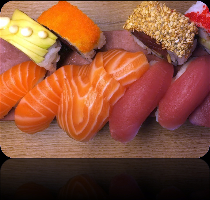 Sushi mix Gecombineerde sushi schotels